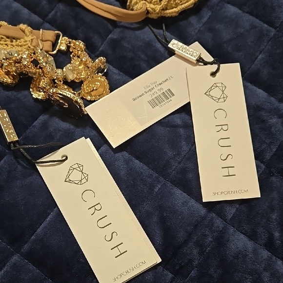 Gold Embellished Bikini Set - Picture 11 of 17